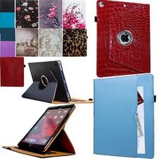 For 2017 9.7 iPad 5th Generation 360 Rotating Smart Case Cover Stand With Pocket picture
