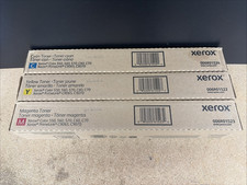 Combo NIB OEM Genuine Xerox 006R01510/006R01511/006R01512 CYM Toner Cartridges picture
