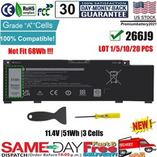 ✅LOT 266J9 Battery For Dell Inspiron G3 15 3500 3590 3790 15 5500 SE 5505 P89F picture