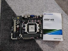ECS Elitegroup A55F-M3 Mainboard Motherboard AMD Tested Working picture