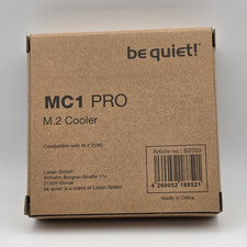 be quiet MC1 Pro M.2 NVMe SSD Cooler Heatsink w/ Heatpipe BZ003 New Sealed picture