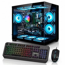Gaming PC Desktop Ryzen 7 5800X RTX 5060 32GB RAM 1TB SSD Win11 WiFi6 9xARGB Fan picture