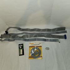 Lot of 7 Vintage Computer Ribbon Cables, Data Cable, Connectors, Raw Cable picture