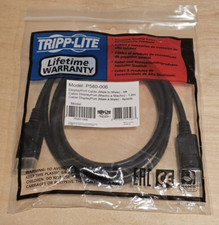 Tripp Lite Model P580-006 Display Port  male to male Cable 6 Ft. New &  picture