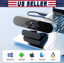 1080P Full HD USB Webcam for PC Desktop,Laptop Web Camera with Microphone LOT picture