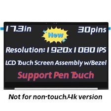 N42848-001 New HP Envy 17-CW0023DX LCD LED Display Touch Screen Assembly w/Bezel picture