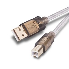 Printer Cable 6Ft,2.0 Scanner ['6 Ft/2M'], Translucent silver  picture