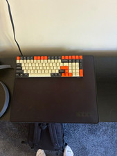 Royal Kludge RK84 Compact Wired Mechanical Keyboard Black/ORANGE W Mousepad picture