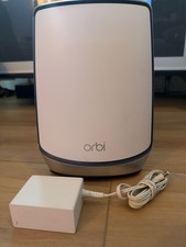 NETGEAR Orbi RBS850 AX6000 WiFi 6 Satellite Bundle + Power Adapter + Wall Mount picture