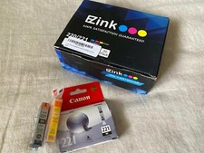 Canon Pixma & EZInk 220/221 ink cartridges- Lot of 14 STILL SEALED + Bonus Ink picture