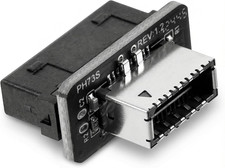 USB-3.2 Gen 1 to USB-3.2 Gen 2 Header Adapter, Vertical Design USB Header picture