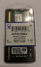 KINGSTON 4GB KCP421SS8/4 PC4-17000 1.2V DDR4-2133MHz MEMORY picture
