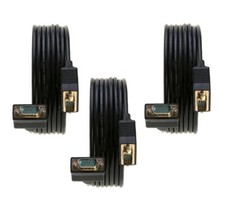 3-Pack- 15FT SVGA M/M 15 Pin Cable HD Display TV Video Projector PC Monitor Cord picture