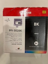Genuine Canon PFI-302BK Black Ink Tank NEW IN SEALED BOX picture