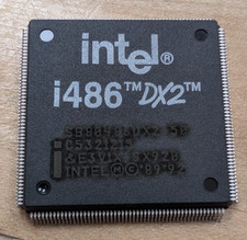 Intel i486 DX2-50 SQFP 3.3V SB80486DX2SC-50 Embedded CPU 1997 NOS picture
