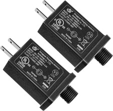 2 Pcs 12V 1A Replacement Yard Inflatable Adapter, Class 2 Power Supply picture