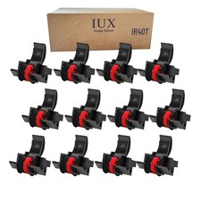 Calculator Ink Roller IR40T IR-40T Black Red Ribbon, 12 Pack picture