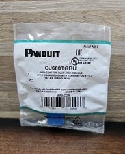 Panduit CJ688TGBU Cat6 Mini-Com Jack Module, Blue picture