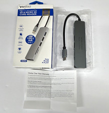 Vivitar USB-C 6-in-1 Aluminum Hub HDMI USB SD/SDHC & MicroSD Card Reader picture