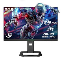 TITAN ARMY P2510S PLUS Gaming Monitor 24.5in 2560*1440,240Hz 1440P QHD,1ms,16:9 picture