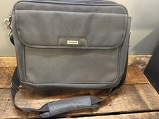 Targus 15” Laptop Bag Expandable Adjustable Straps Black With Pockets picture
