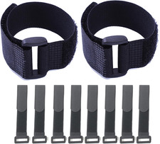 10Pack 1X12” Reusable Nylon Cable Straps with Buckle for Cords Organizer picture