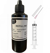 100ml BK Bottle Printer Ink Refill Kit HP 60 61 62 63 64 65 67 910 950 951 564 picture