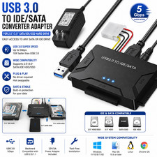 USB 3.0 To IDE/SATA Converter Adapter Kit For 2.5