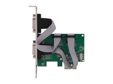 SI-PEX15037 2 Serial DB9 RS-232 Ports PCI-e x1 Card with Low Profile SYBA picture