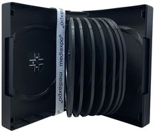 Black 16 Disc DVD Cases Lot picture