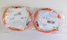 2 each Quiktron 810-LL2-006 VS 2M LC LC 62.5 DPX PVC Orange Fiber Optic Cables picture