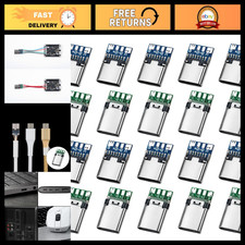 20Pcs USB C 3.1 Connector Male Female Plug Adapter PCB Breakout Board Module picture
