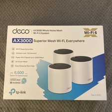 TP-Link Deco X55 AX3000 WiFi 6 Mesh System Whole Home Router 6500 Sq Ft picture