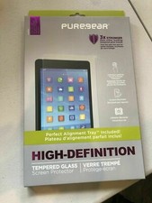 PureGear HD Tempered Glass w/Alignment Tray Apple iPad 5th/6thGen/Pro 9.7