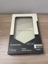 SaharaCase Clear/Rose Gold Protective Case Kit for Amazon Fire 7 + Glass picture