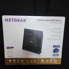 NETGEAR AC1600 Smart WiFi Router AC Dual Band Gigabit R6250-100NAS New Sealed picture
