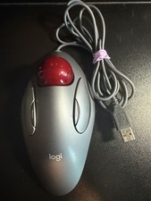 Logitech T-BC21  Trackman Trackball USB Mouse Marble Ball -Works- TESTED  picture