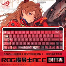 ROG Falchion Ace HFX x Evangelion EVA-02 Asuka Edition 8K RGB magnetic keyboard picture