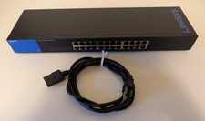 Linksys SE3024 Metallic 24-Port Gigabit Ethernet Switch Unmanaged Tested picture