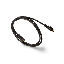 3ft USB 3.1 Type C to Type C Cable Single Screw Lock Male 10Gbps - Black picture