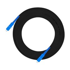 Jeirdus 10M SC to SC Outdoor Armored Simplex 9/125 SMF Fiber Optic Cable Jump... picture