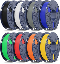 3D Printer Filament Bundle, Multicolor PLA Plus, Fit Bambu Labs Printer, 8 picture