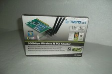 TRENDnet Wireless-N PCI Adapter 802.11n 64/128-Bit 300Mbps 2.4GHz TEW-623PI NEW picture