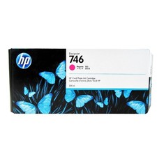 Genuine HP 746 Magenta 300ml Ink Cartridge P2V78A DesignJet Z6 Z9 Printers picture