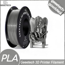 Geeetech 1.75mm 3D Printer PLA Filament 1KG/roll Glitter Sparkly Silver Filament picture
