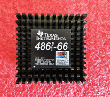 Texas Instruments 486SXL2-66 rare old gold-plated ceramic CPU high collectible v picture