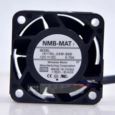 NMB 1611RL-04W-B86 4028 DC12V 0.75A 4CM 4-Wire Server Cooling Fan picture