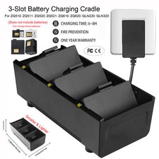 3-Slot Battery Charging Cradle + Adapter power supply for zebra ZQ510 ZQ520 picture