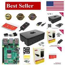Complete Raspberry Pi 4 4GB Model B Kit - Pre-Loaded 32GB Micro SD Card Included picture
