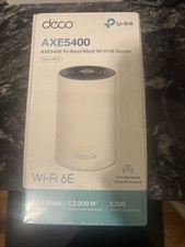 TP-Link Deco XE75 Pro AXE5400 Tri-Band Mesh Wi-Fi 6E Router - White picture
